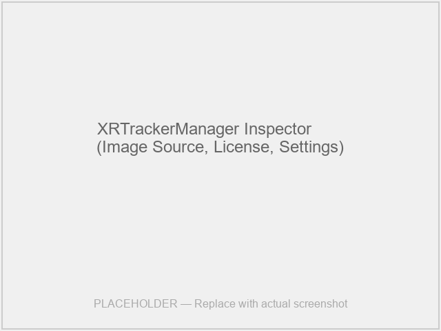 XRTrackerManager Inspector